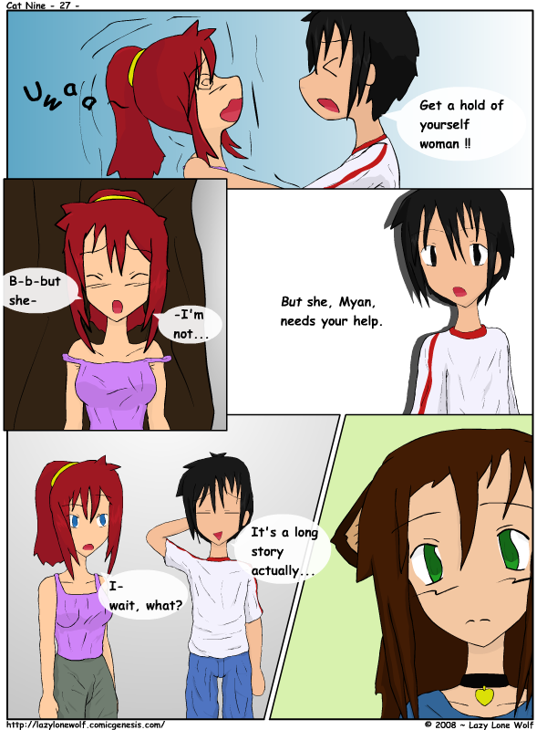 Calm down, girl! Calm down, girl!