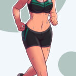 Bonus artwork of Rallidae going for a run while wearing spats or spandex shorts