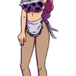 Bonus artwork of Hibi-Hibi in a cowgirl bikini outfit