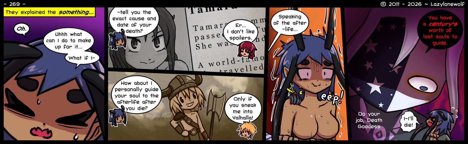 Comic page for Cat Nine page 269