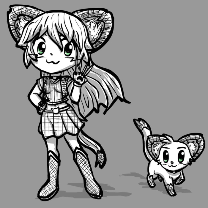 Magicat Girl Concept