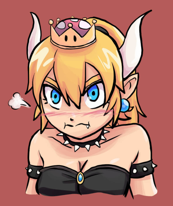Bowsette Super Mario fan art