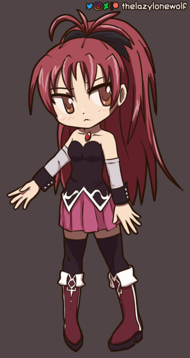 Kyoko Sakura Puella Magi Madoka Magica fan art