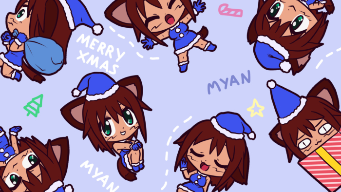 Myan Christmas 2023 Wallpaper