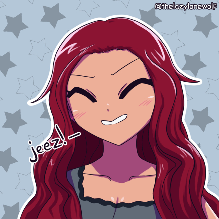 Slightly annoyed, but still cute Tammy